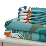 Charger l&#39;image dans la visionneuse de la galerie, Miami Dolphins Bedding Set Duvet Cover Without Filler