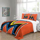 Charger l&#39;image dans la visionneuse de la galerie, Miami Marlins Bedding Set Quilt Cover Without Filler