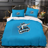 Charger l&#39;image dans la visionneuse de la galerie, Miami Marlins Bedding Set Quilt Cover Without Filler