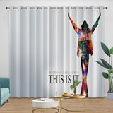 Charger l'image dans la visionneuse de la galerie, Michael Jackson Curtains Blackout Window Drapes Kids Room Decoration