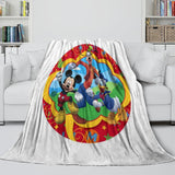Charger l&#39;image dans la visionneuse de la galerie, Mickey Mouse Club House Blanket Kids Flannel Throw Room Decoration