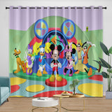 Charger l&#39;image dans la visionneuse de la galerie, Mickey Mouse Club House Curtains Dinosaur Blackout Window Drapes