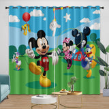 Charger l&#39;image dans la visionneuse de la galerie, Mickey Mouse Club House Curtains Dinosaur Blackout Window Drapes