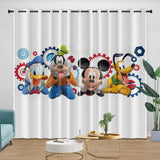 Charger l&#39;image dans la visionneuse de la galerie, Mickey Mouse Club House Curtains Kids Blackout Window Drapes