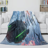 Charger l&#39;image dans la visionneuse de la galerie, Millennium Falcon Blanket Flannel Throw Room Decoration