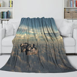 Charger l&#39;image dans la visionneuse de la galerie, Millennium Falcon Blanket Flannel Throw Room Decoration