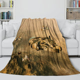 Charger l&#39;image dans la visionneuse de la galerie, Millennium Falcon Blanket Flannel Throw Room Decoration