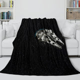 Charger l&#39;image dans la visionneuse de la galerie, Millennium Falcon Blanket Flannel Throw Room Decoration