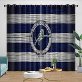 Load image into Gallery viewer, Millwall Curtains Blackout Window Drapes Room Decoration