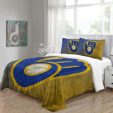 Charger l&#39;image dans la visionneuse de la galerie, Milwaukee Brewers Bedding Set Quilt Cover Without Filler