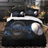 Charger l&#39;image dans la visionneuse de la galerie, Milwaukee Brewers Bedding Set Quilt Cover Without Filler