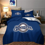 Charger l&#39;image dans la visionneuse de la galerie, Milwaukee Brewers Bedding Set Quilt Cover Without Filler