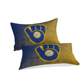 Charger l&#39;image dans la visionneuse de la galerie, Milwaukee Brewers Bedding Set Quilt Cover Without Filler