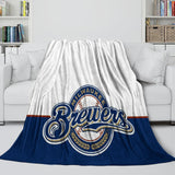 Load image into Gallery viewer, Milwaukee Brewers Blanket Flannel Throw Room Decoration