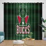 Load image into Gallery viewer, Milwaukee Bucks Curtains Blackout Window Drapes Room Decoration