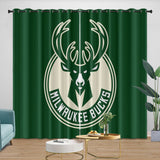 Load image into Gallery viewer, Milwaukee Bucks Curtains Blackout Window Drapes Room Decoration