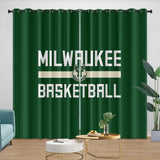 Load image into Gallery viewer, Milwaukee Bucks Curtains Blackout Window Drapes Room Decoration