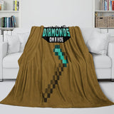 Charger l&#39;image dans la visionneuse de la galerie, Minecraft Blanket Flannel Throw Kids Room Decoration