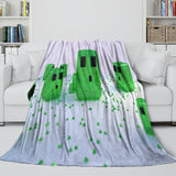 Charger l&#39;image dans la visionneuse de la galerie, Minecraft Blanket Flannel Throw Kids Room Decoration