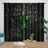 Charger l&#39;image dans la visionneuse de la galerie, Minecraft Curtains Blackout Window Drapes Kids Room Decoration