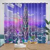 Charger l&#39;image dans la visionneuse de la galerie, Minecraft Curtains Blackout Window Drapes Kids Room Decoration