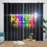 Charger l&#39;image dans la visionneuse de la galerie, Minecraft Curtains Blackout Window Drapes Kids Room Decoration