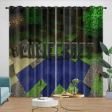 Charger l&#39;image dans la visionneuse de la galerie, Minecraft Curtains Blackout Window Drapes Kids Room Decoration