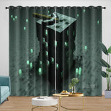 Charger l&#39;image dans la visionneuse de la galerie, Minecraft Curtains Blackout Window Drapes Kids Room Decoration