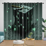 Charger l&#39;image dans la visionneuse de la galerie, Minecraft Curtains Blackout Window Drapes Kids Room Decoration
