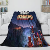 Charger l'image dans la visionneuse de la galerie, Minecraft Dungeons Blanket Flannel Throw Room Decoration