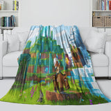 Charger l'image dans la visionneuse de la galerie, Minecraft Legends Blanket Flannel Throw Room Decoration