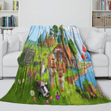 Charger l'image dans la visionneuse de la galerie, Minecraft Legends Blanket Flannel Throw Room Decoration
