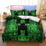 Charger l'image dans la visionneuse de la galerie, Minecraft Pattern Duvet Cover Kids Room Bedding Sets