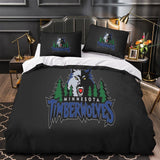 Charger l&#39;image dans la visionneuse de la galerie, Minnesota Timberwolves Bedding Set Duvet Cover Without Filler