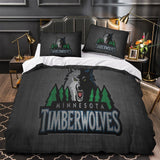 Charger l&#39;image dans la visionneuse de la galerie, Minnesota Timberwolves Bedding Set Duvet Cover Without Filler