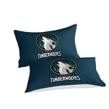 Charger l&#39;image dans la visionneuse de la galerie, Minnesota Timberwolves Bedding Set Duvet Cover Without Filler