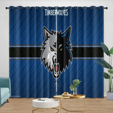 Load image into Gallery viewer, Minnesota Timberwolves Curtains Blackout Window Drapes Room Decoration