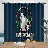 Load image into Gallery viewer, Minnesota Timberwolves Curtains Blackout Window Drapes Room Decoration