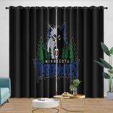 Load image into Gallery viewer, Minnesota Timberwolves Curtains Blackout Window Drapes Room Decoration