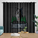 Load image into Gallery viewer, Minnesota Timberwolves Curtains Blackout Window Drapes Room Decoration