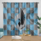 Load image into Gallery viewer, Minnesota United FC Curtains Blackout Window Drapes Room Decoration