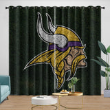 Load image into Gallery viewer, Minnesota Vikings Curtains Blackout Window Drapes Room Decoration