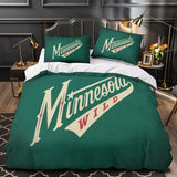 Charger l&#39;image dans la visionneuse de la galerie, Minnesota Wild Bedding Set Quilt Duvet Cover Without Filler