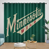 Load image into Gallery viewer, Minnesota Wild Curtains Blackout Window Drapes Room Decoration