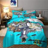 Charger l&#39;image dans la visionneuse de la galerie, Mob Psycho 100 Bedding Set Pattern Quilt Cover Without Filler