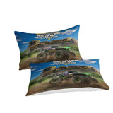 Charger l&#39;image dans la visionneuse de la galerie, Monster Jam Steel Titans Truck Bedding Set Duvet Cover Without Filler