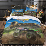 Charger l&#39;image dans la visionneuse de la galerie, Monster Jam Steel Titans Truck Bedding Set Duvet Cover Without Filler