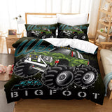 Charger l&#39;image dans la visionneuse de la galerie, Monster Truck Bedding Set Pattern Quilt Cover Without Filler