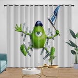 Load image into Gallery viewer, Monsters University Curtains Blackout Window Drapes Room Decoration