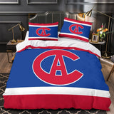 Charger l&#39;image dans la visionneuse de la galerie, Montreal Canadiens Bedding Set Quilt Duvet Cover Without Filler
